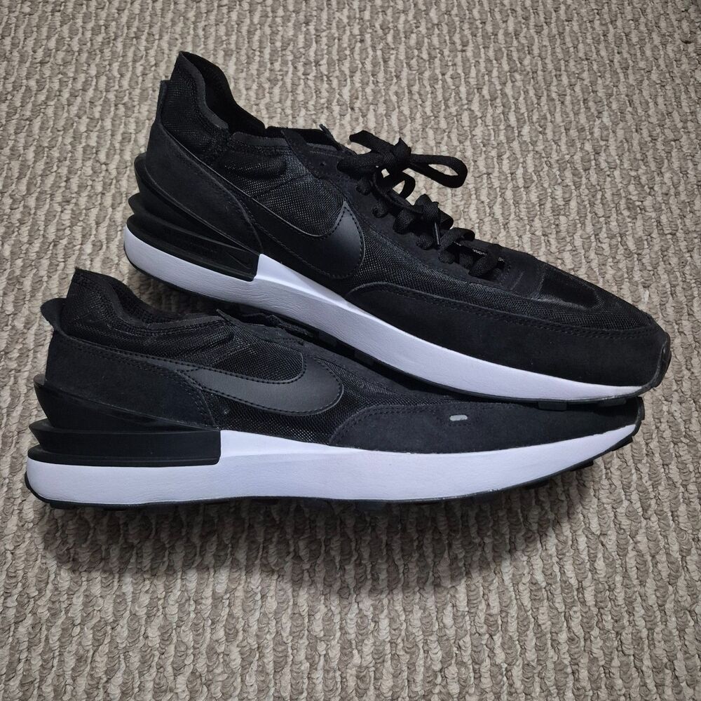 Nike Waffle One DA7995-001 Men's 15 Sneakers Black White Athletic Running Shoes